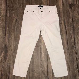 Max Jeans white cropped jeans